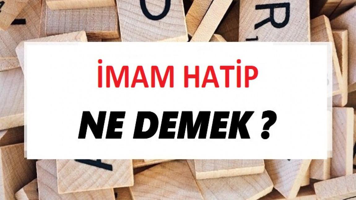 BİR SEVDADIR İMAM HATİPLİ OLMAK.