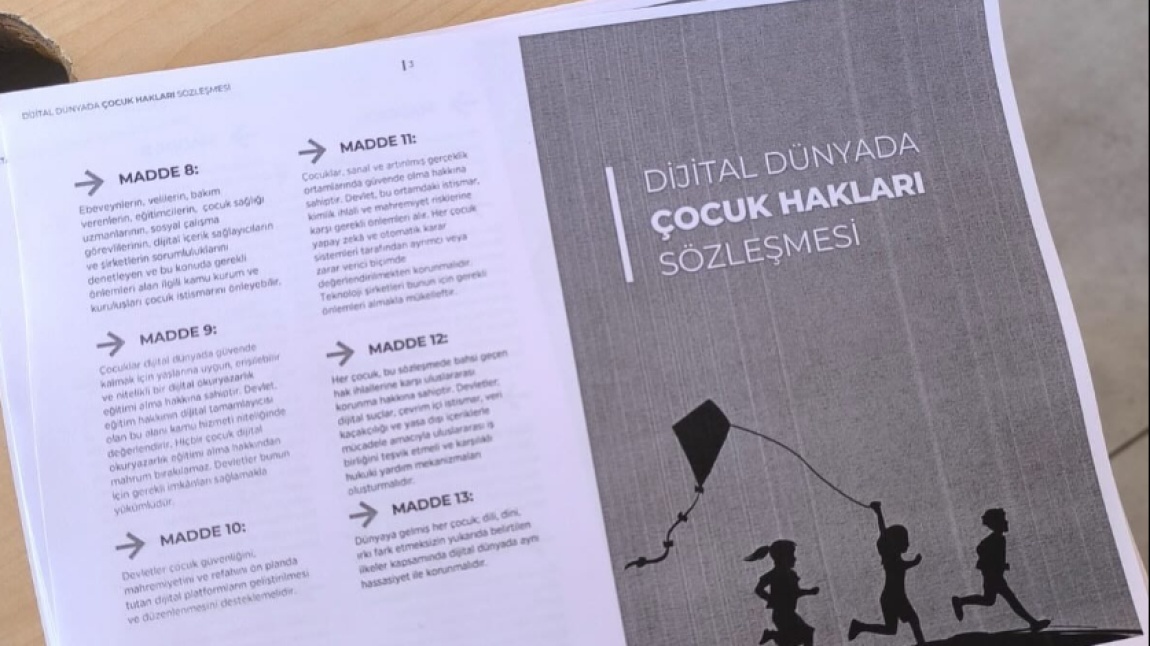 Dijital Dünyada Çocuk Hakları Sözleşmesi